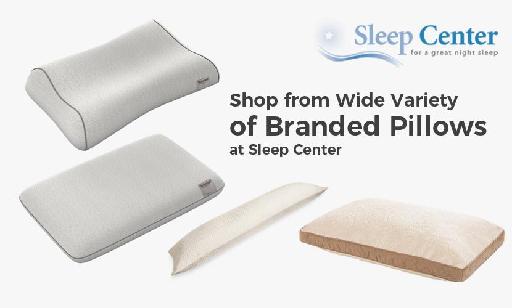 Shop from Wide Variety of Branded Pillows at Sleep Center